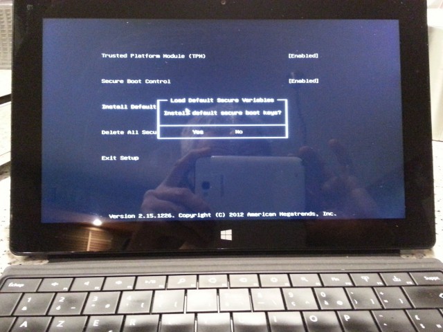 Surface uefi что это