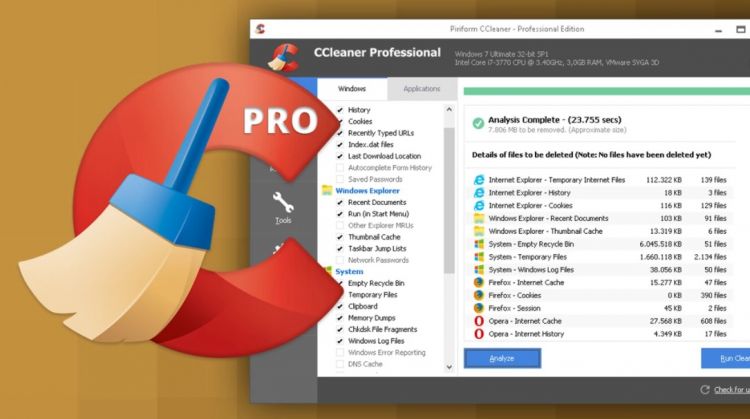 CCleaner est un logiciel potentiellement indésirable pour Microsoft